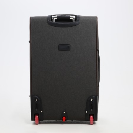 Big suitcase 28 ", a lightning department, code castle, 3 wheels, 2 outer pockets, brown color-6