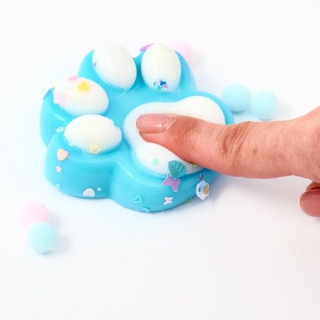 Squish anti -stress - toy "cat foot", mix-1