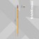Chernographic pencil with Erichkrause Amber 101, NV, Grifel D = 2.2 mm, wood, hexagonal in a tube