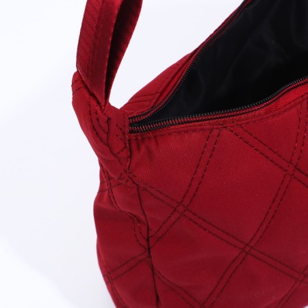Love bag with a zipper, red color-5
