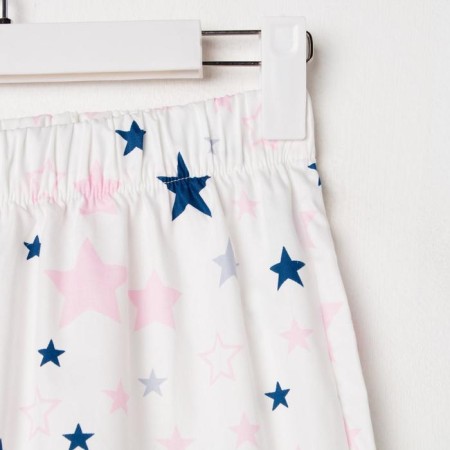 Women's pants KAFTAN "Pink Stars", p. 44-46, white-7