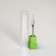 Ceramic milling cutter for manicure “Cones Rounded”, large cut, 6 × 14 mm, in a plastic case, white color