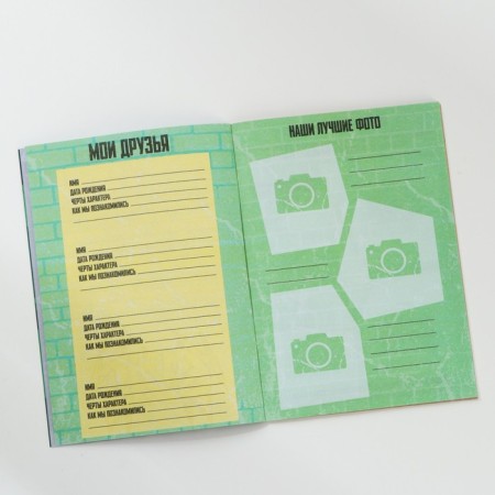 Profile for boys A6, 16 sheets "Military cats"-5