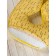 Pregnant for pregnant women anatomical, size 72 × 340 cm, cilia, yellow