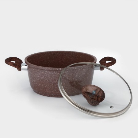 Braini shade pan, 3.3 l, glass cover, anti -stick coating, induction-4