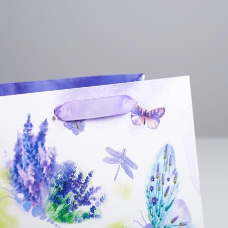 Gift Laminated Square, packaging, “lavender lightness”, 22 x 22 x 11 cm-3