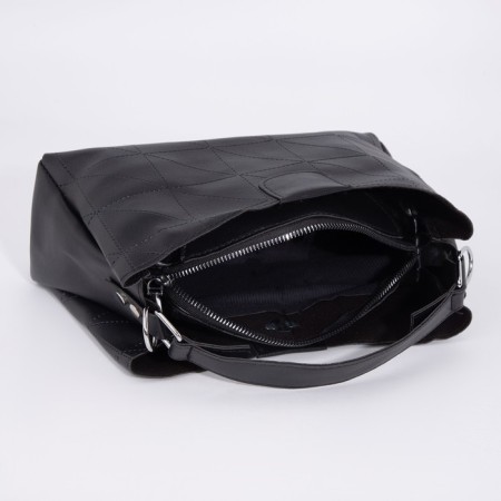 Bag Female Tout with zipper, black color-5