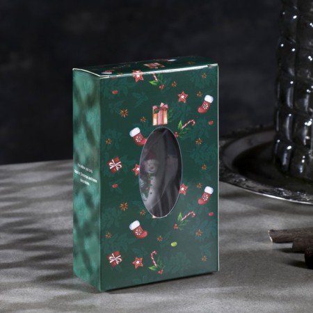 LED figure "Snowman" 7.6 × 13.5 × 3.2 cm, plastic, batteries AG13x3, glow warm white-3