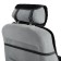 Caps on the seats, in front of+ass, velor, black, set 5 pcs