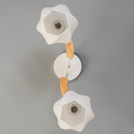 Chandelier "Anter" 2he27 40W white 42x21x27 cm Bayerlux-3