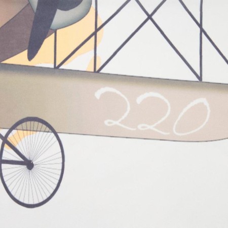 Set of curtains "Airplane" 147x267 +/- 3 cm -2 pcs-1
