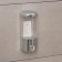 Mechanical dispenser for antiseptic and liquid soap, 500 ml, silver color