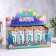 Show Box with candles for cake numbers "Football", 10, 2 cm, 50 pieces