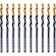 Drill Denzel 717210, 4.2 mm, HSS-Tin, Golden Tip, 10 pcs.