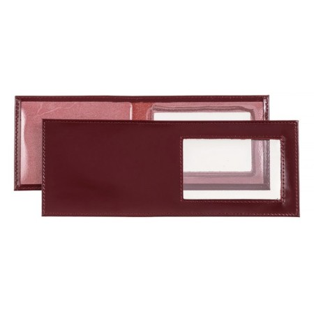 Cover for certificate with a window, red color-1