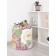 Basket for toys "Flower picture, size 35x35 cm