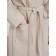 Unisex bathrobe Pamira, size m, beige color