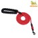 Land reflective round, with an ergonomic pen, 180 x 0.8 cm, red