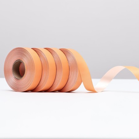 Polypropylene tape "Matt" for decor and gifts, cream, 2 cm x 50 m-1