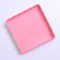 Cookie box, confectionery packaging with PVC lid, “live bright”, 13 x 13 x 3 cm