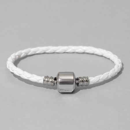 The basis for the bracelet "Bead", the color is white in silver, 15 size-2
