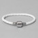 The basis for the bracelet "Bead", the color is white in silver, 15 size