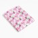 Diaper pink bunny 102x120cm, culinary 130g/m, 100% cotton