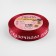 A satin ribbon “Dream Fulfilling”, 15 mm, 23 ± 1 m, Red color No. 033
