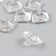 Beads for creativity Plastic "Crystal Diamond" set 20 g 2x2x1.5 cm