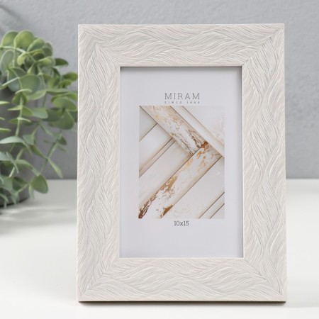 Photo frame plastic Gallery 10x15 cm, 651668 beige (plastic screen)
