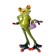 Souvenir Polystone varnish "Frog FIFA" 15x5.5x10 cm