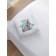Pillowess decorative "Bunny with a gift", on a zipper, size 45x45 cm