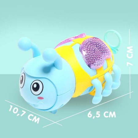 Clockwork toy "Bee", light effects, color mix-1