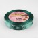Satin tape "Snowflakes", 15 mm, 23 ± 1 m, green color No. 56