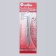 Pinzet begged, 9 cm, on a blister, matte silver color, 092