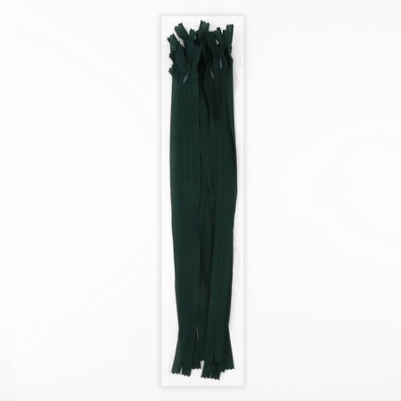 Lightning secret, No. 3, non -income, automatic lock, 40 cm, emerald color-2