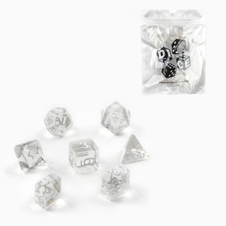 Cubes set for D&D (Dungeons and Dragons, DND) "Game time", Series: D&D, 7 pcs