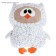 Soft toy "owl software", 25 cm, mix