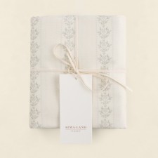 Set of pillowcase SL Home Floral Pattern 70*70+3 cm - 2 pcs, satin, 140 g/m2, 100% cotton