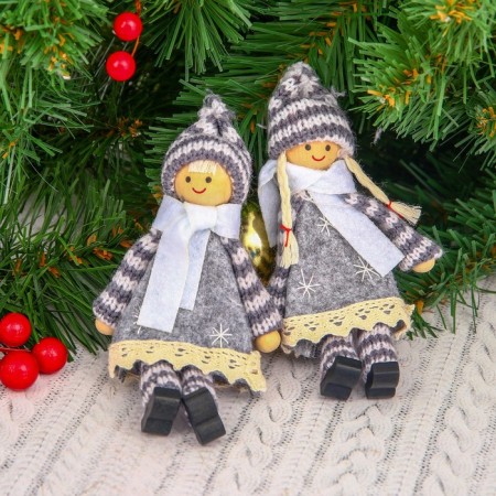 Toy - suspension "snow dolls", mix