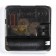 Wall clock, series: photo frames, "Annet", smooth move, 26 x 51 cm, dial 15 x 21 cm