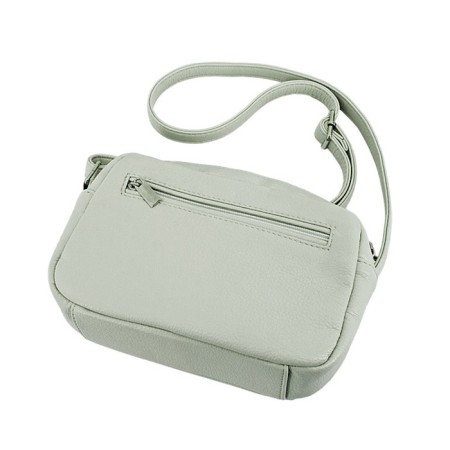 Female bag, artificial leather, cream 20x7x14 cm-2