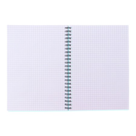 Notebook A5, 80 sheets in the cage on the crest Erichkrause "Pastel", plastic cover, OFSET BOLK, 100%whiteness, mix-8