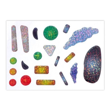 Mosaic with gel rhinestones "Yellow car"-2