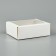 Folding box with a plastic lid "White", 11.5 x 9 x 4 cm