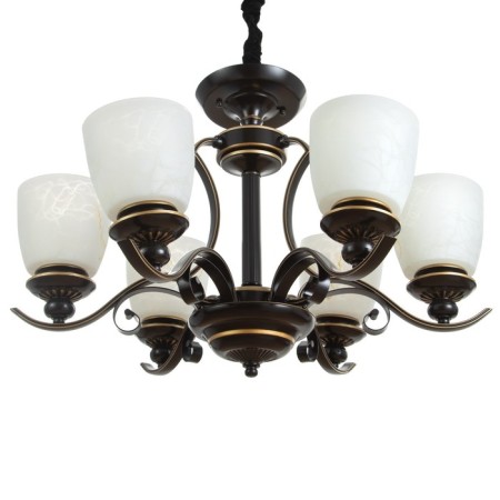 ARUNA chandelier 6x40W E27 Black 67x67x46 cm Bayerlux-1
