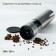 Electric mill for spices Magistro Steel, with backlight, silver color