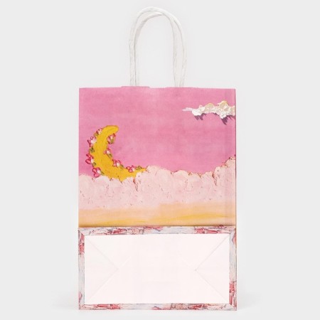 Craft package, lilac, "nature" 21 x 15 x 8 cm-2