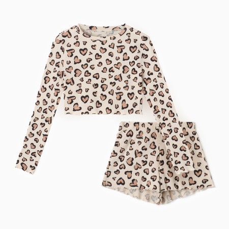 Female pajamas (longshit and shorts) KAFTAN LEO LOVE size 40-42-7