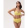 Female top on thin straps in the rubber Mirey Top V-Cutout Spala Stretta, size 46-48, color melon